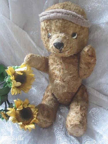 ♫ PELUCHE Vieil OURS "Tro'ToP", Teddy Bear Antique, COLLECTION d'OURS Anciens ♫