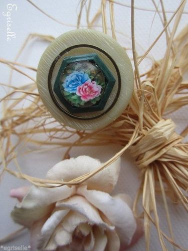 ♫ "Fleur Hortensia" ♫ BAGUE de CREATION Artisanale ♫